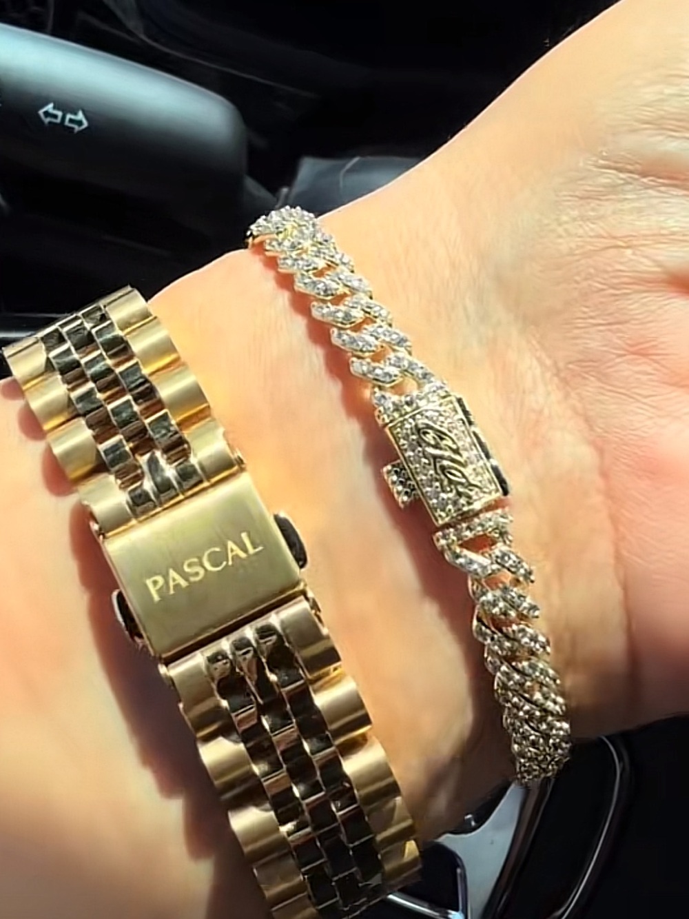 GLD | Micro Diamond Prong Cuban Bracelet (6”)